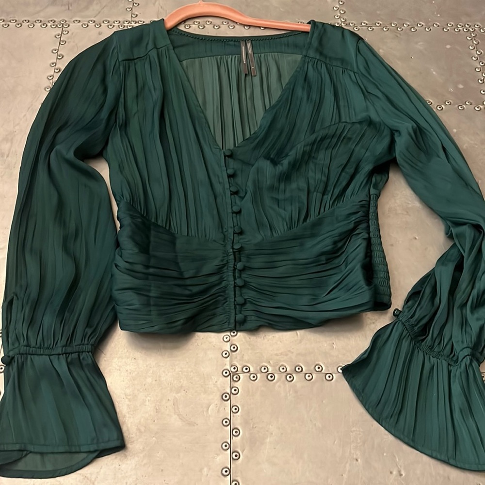 Anthropologie silk top